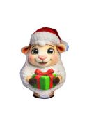 Игрушка Овечка Санта.